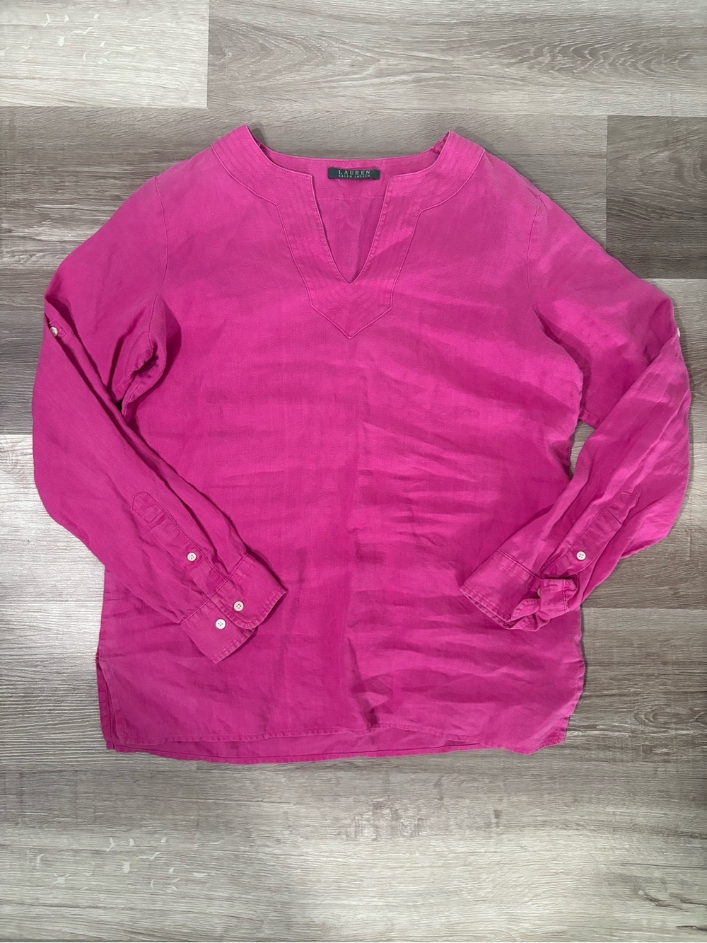 Lauren Ralph Lauren long sleeve tunic top. Size Medium/ Large